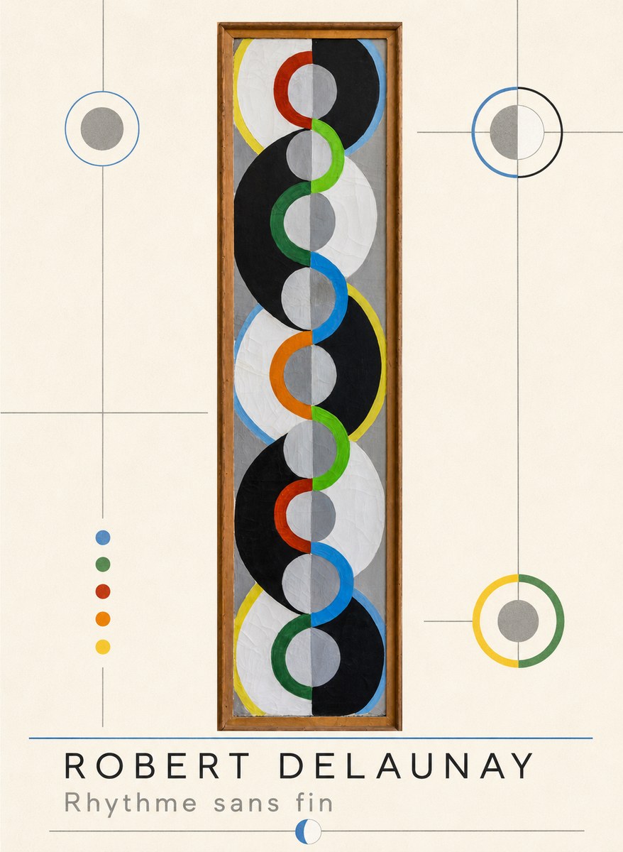 Robert Delaunay Rythme Sans Fin II No3 - Plakat