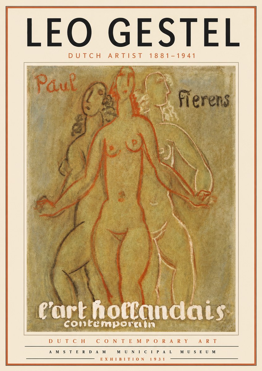 Leo Gestel L'art Hollandais Contemporain II No5 - Plakat