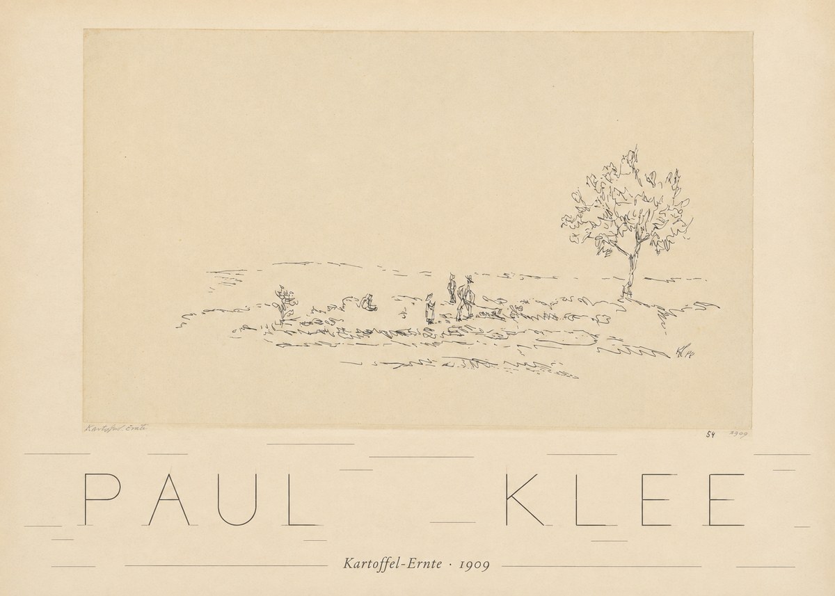 Paul Klee Kartoffel-ernte No6 - Plakat