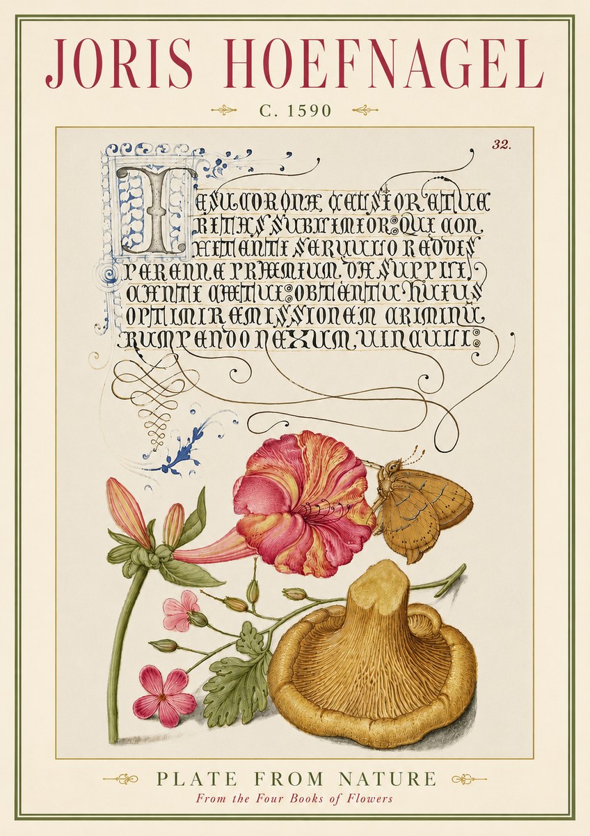 Joris Hoefnagel A Study of Nature II No5 - Plakat