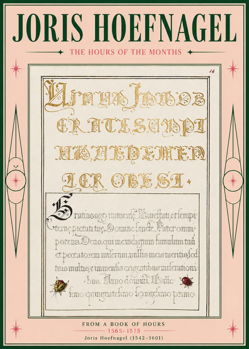 Joris Hoefnagel Gratias Tibi Agimus No5 - Plakat