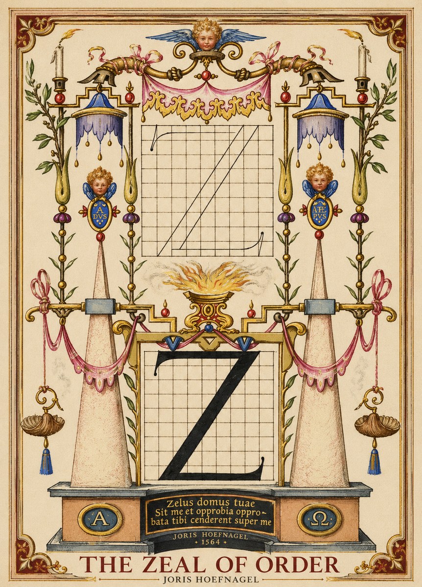 Joris Hoefnagel The Z Table No3 - Plakat
