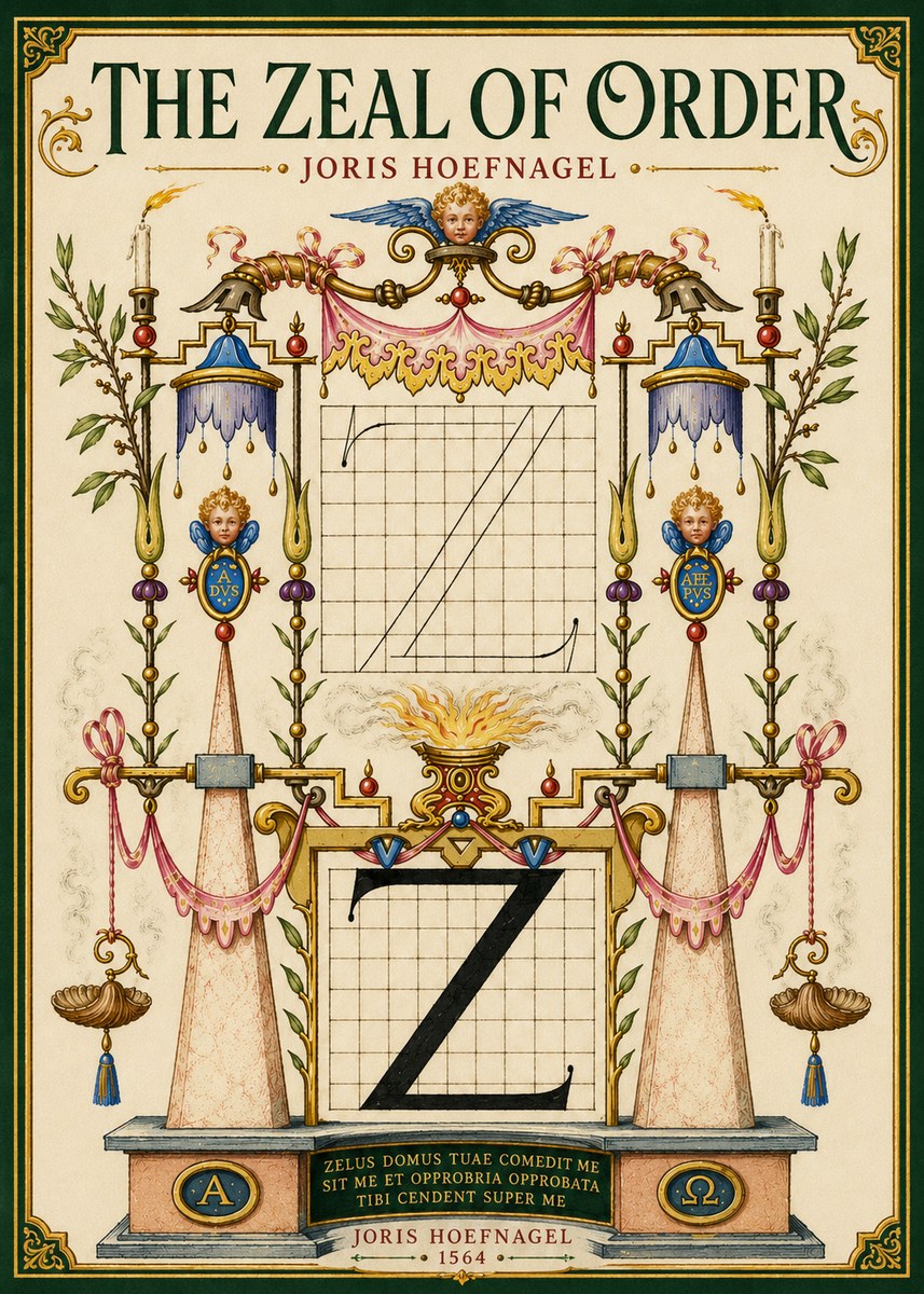 Joris Hoefnagel The Z Table No5 - Plakat