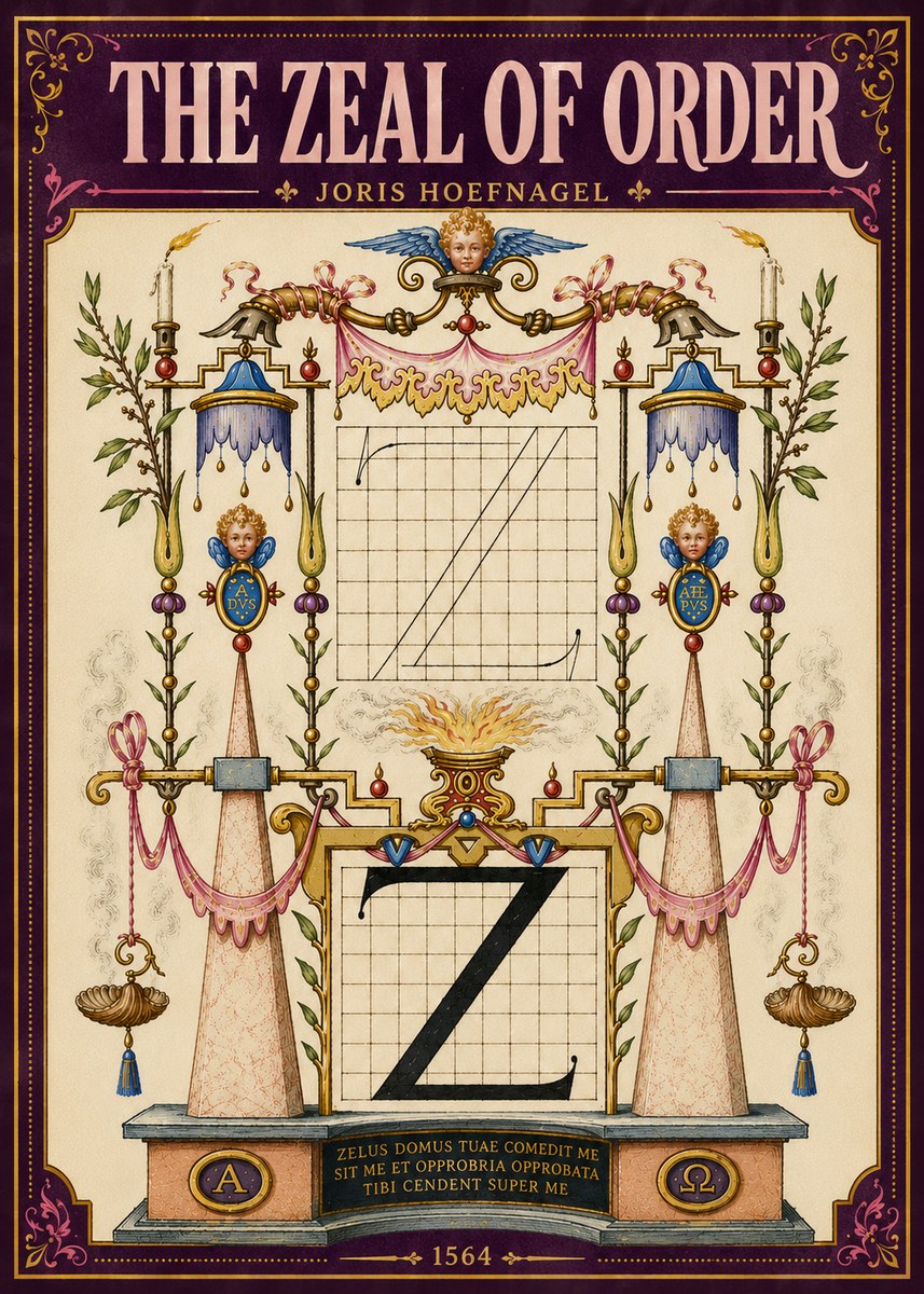 Joris Hoefnagel The Z Table No6 - Plakat