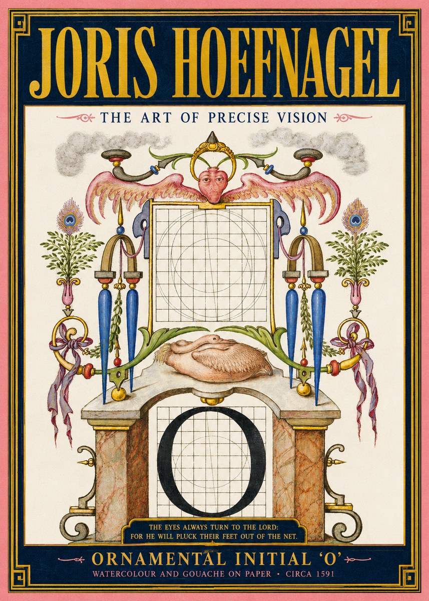 Joris Hoefnagel Ornamental Initial 'O' No2 - Plakat