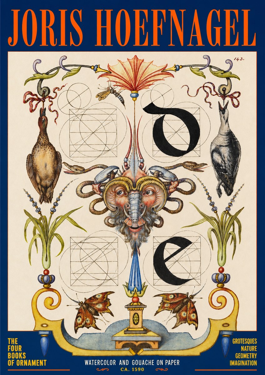Joris Hoefnagel Ornamental Composition No2 - Plakat