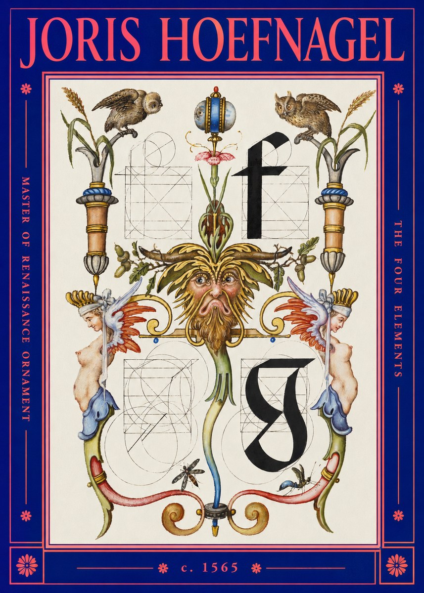 Joris Hoefnagel The Four Elements II No2 - Plakat
