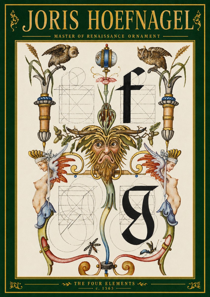 Joris Hoefnagel The Four Elements II No3 - Plakat