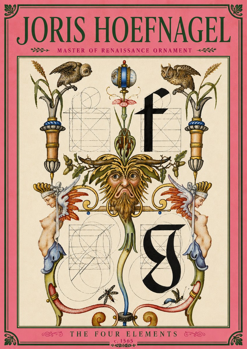 Joris Hoefnagel The Four Elements II No5 - Plakat