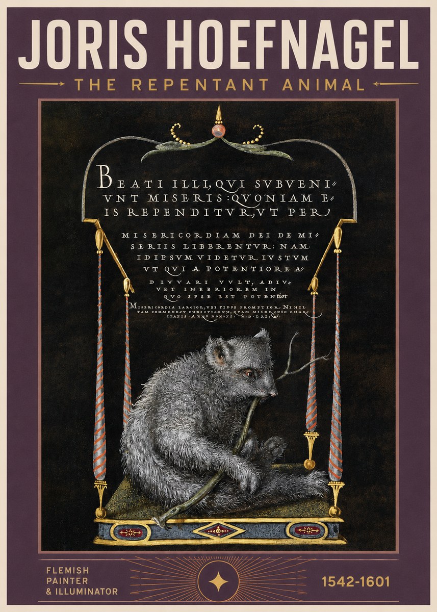 Joris Hoefnagel The Repentant Animal No2 - Plakat