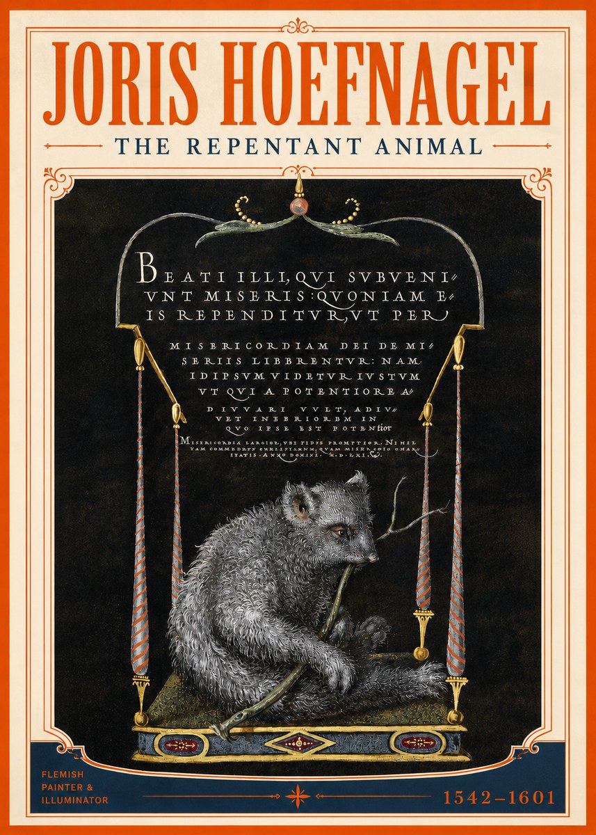 Joris Hoefnagel The Repentant Animal No3 - Plakat