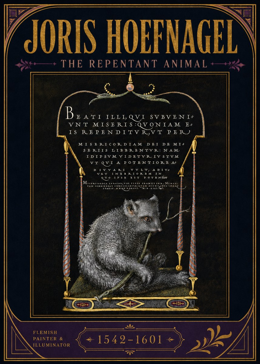 Joris Hoefnagel The Repentant Animal No5 - Plakat
