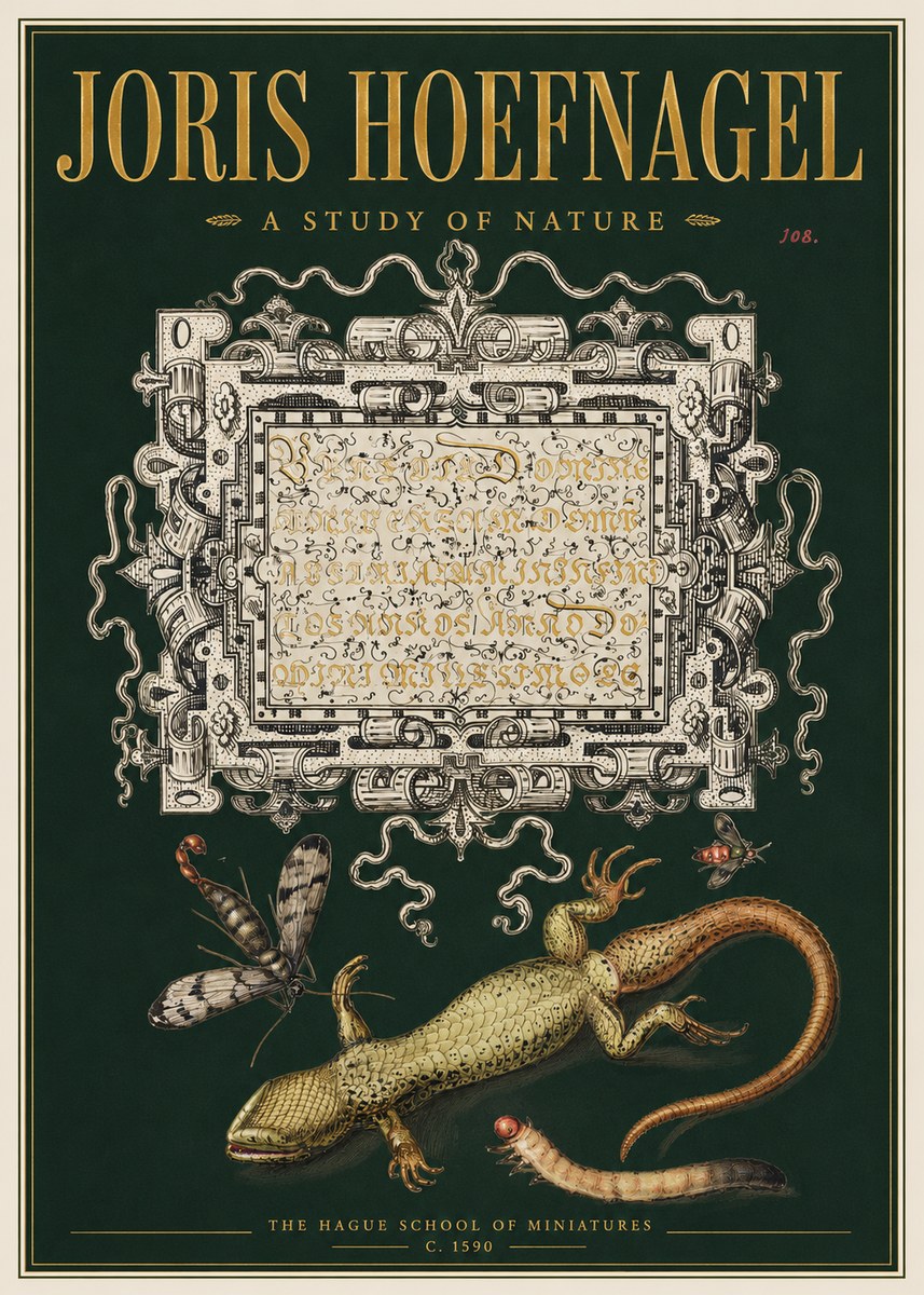 Joris Hoefnagel A Study of Nature III No3 - Plakat