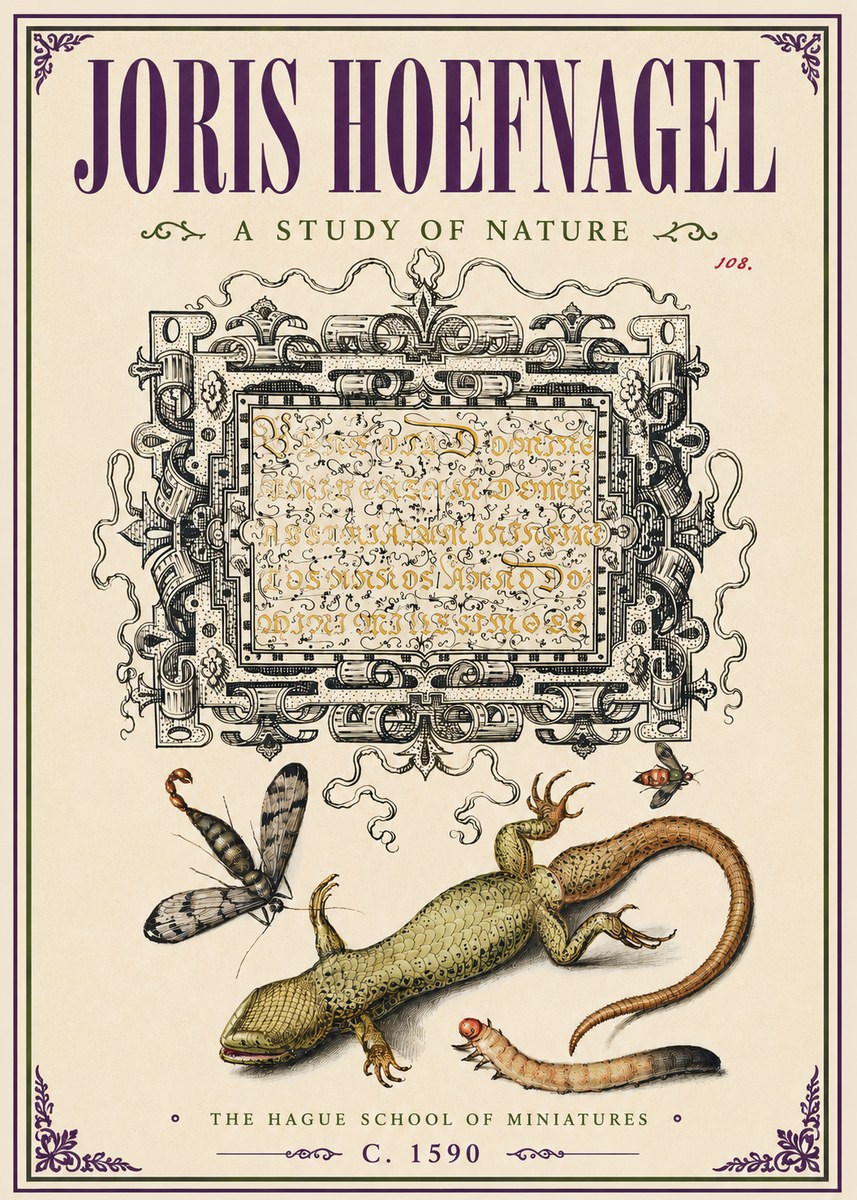 Joris Hoefnagel A Study of Nature III No4 - Plakat