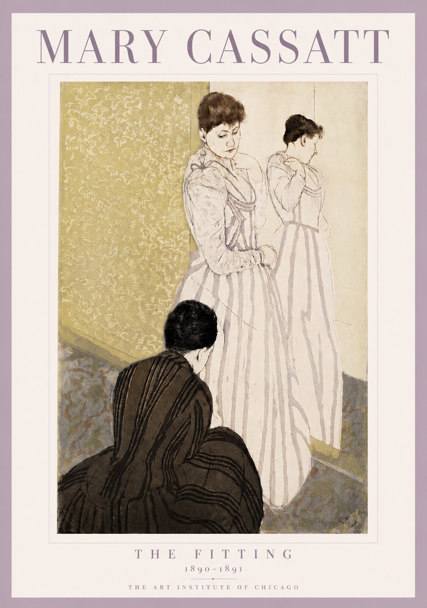 Mary Cassatt The Fitting No5 - Plakat