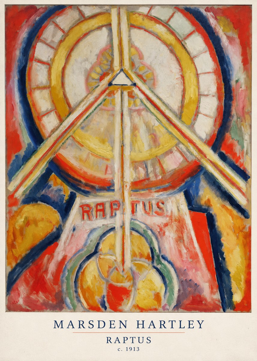Marsden Hartley Raptus No6 - Plakat