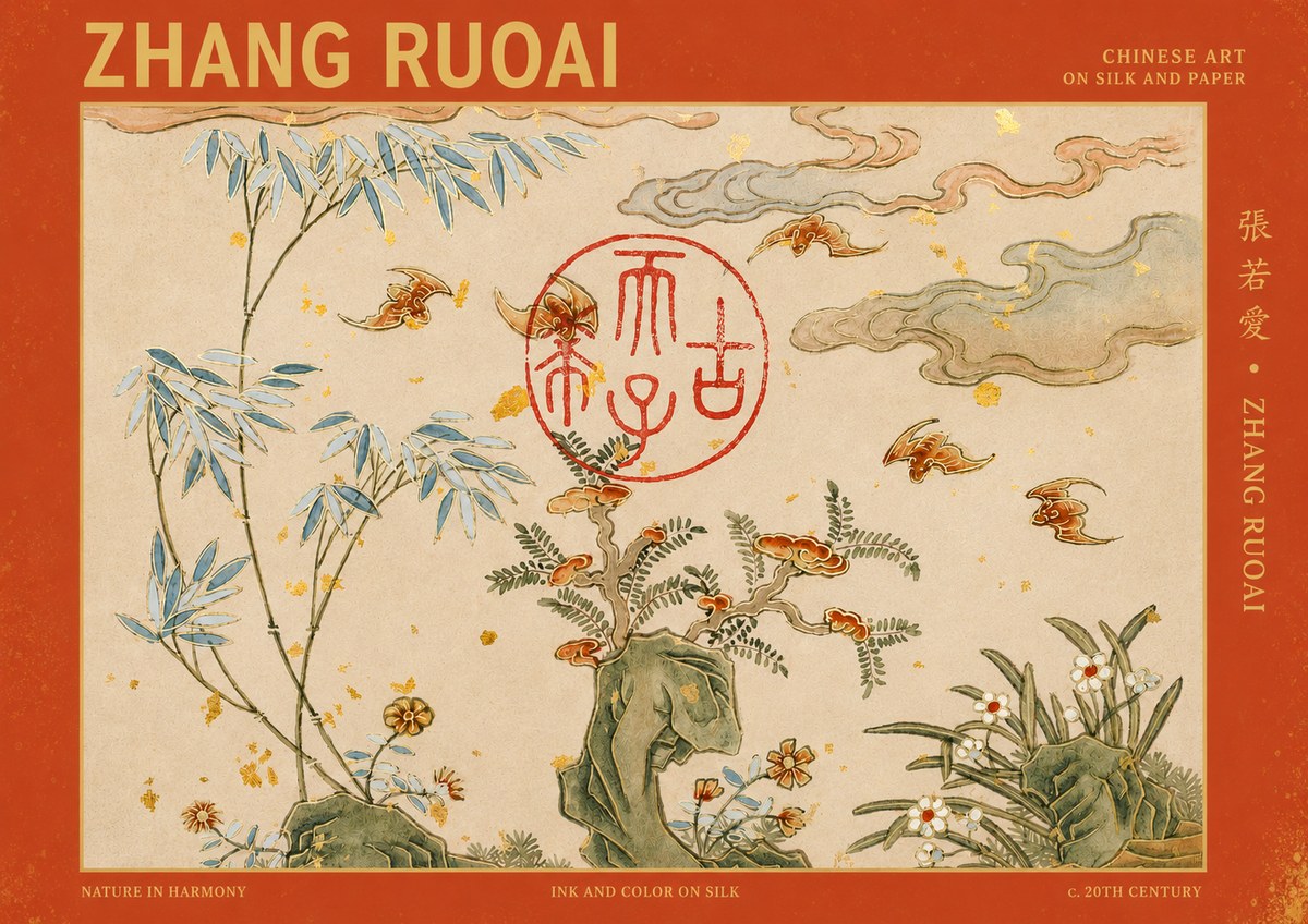 Zhang Ruoai Nature in Harmony No2 - Plakat