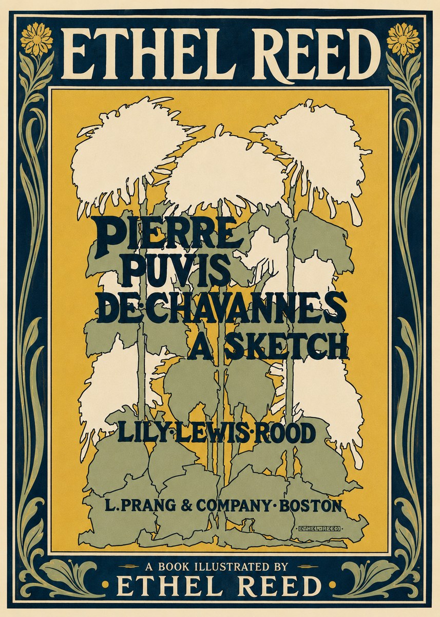 Ethel Reed Pierre Puvis De Chavannes a Sketch No6 - Plakat