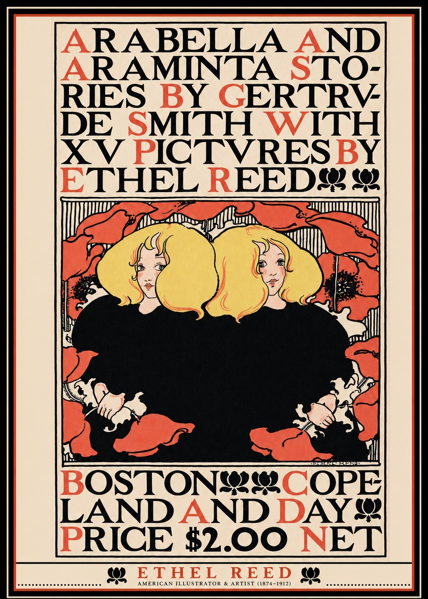 Ethel Reed Arabella and Araminta Stories No1 - Plakat