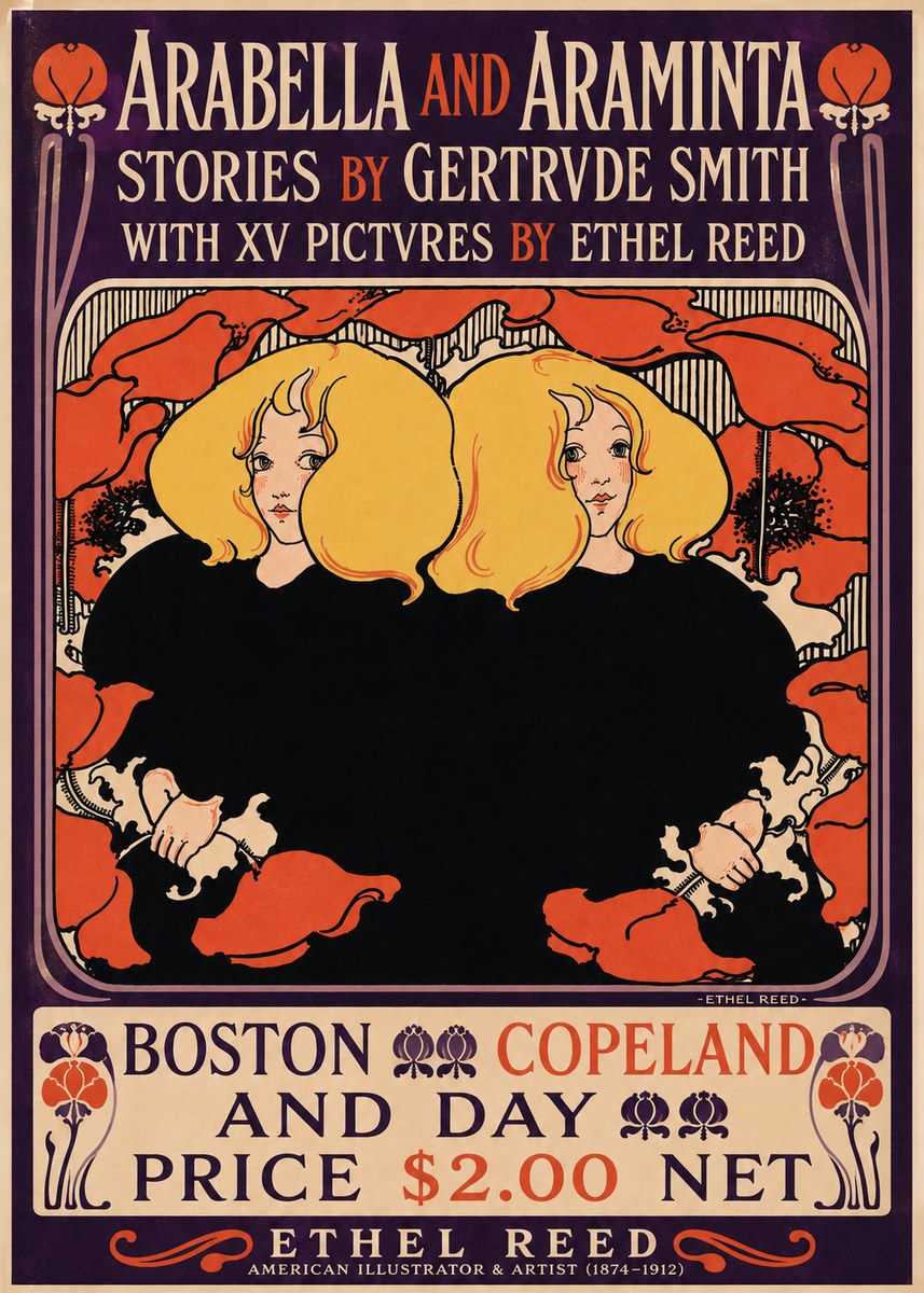 Ethel Reed Arabella and Araminta Stories No4 - Plakat
