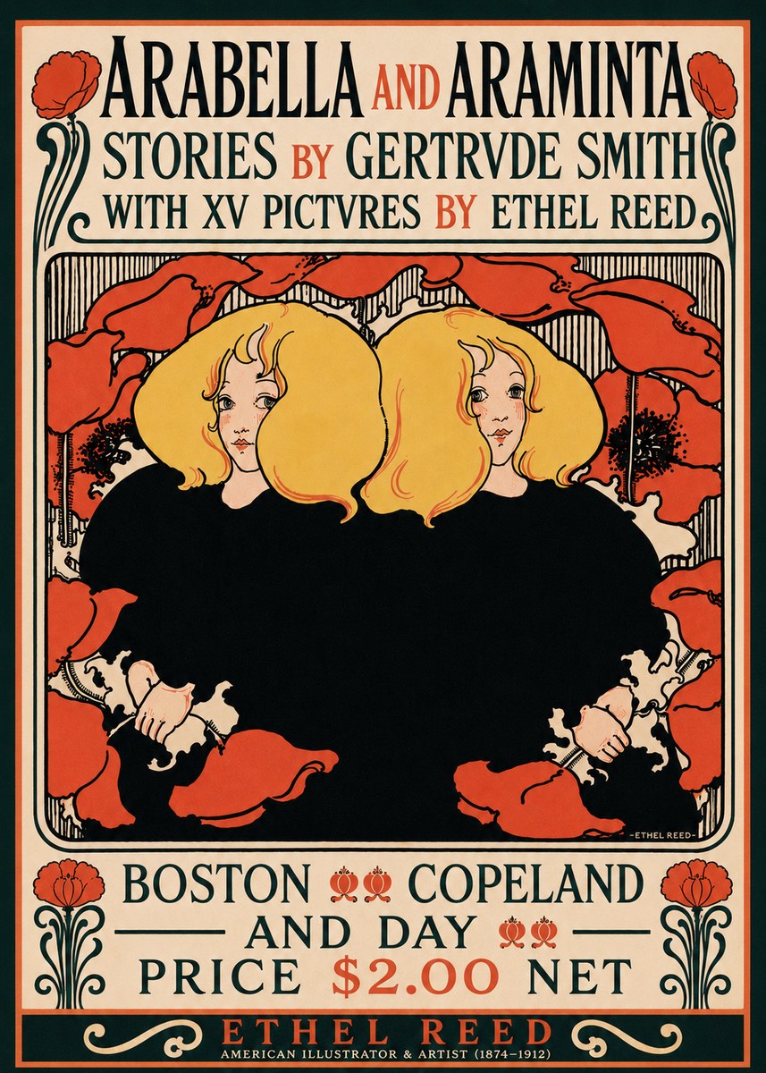 Ethel Reed Arabella and Araminta Stories No6 - Plakat