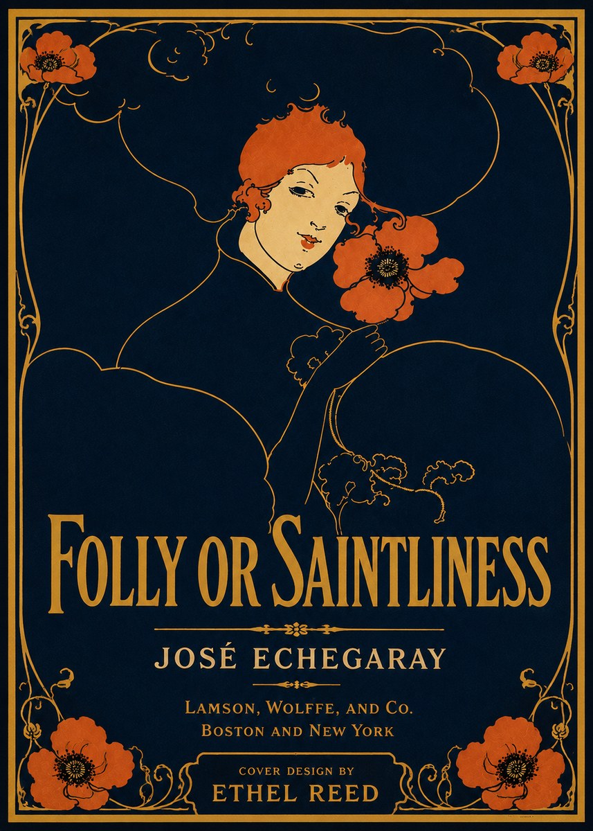 Ethel Reed Folly or Saintliness No5 - Plakat