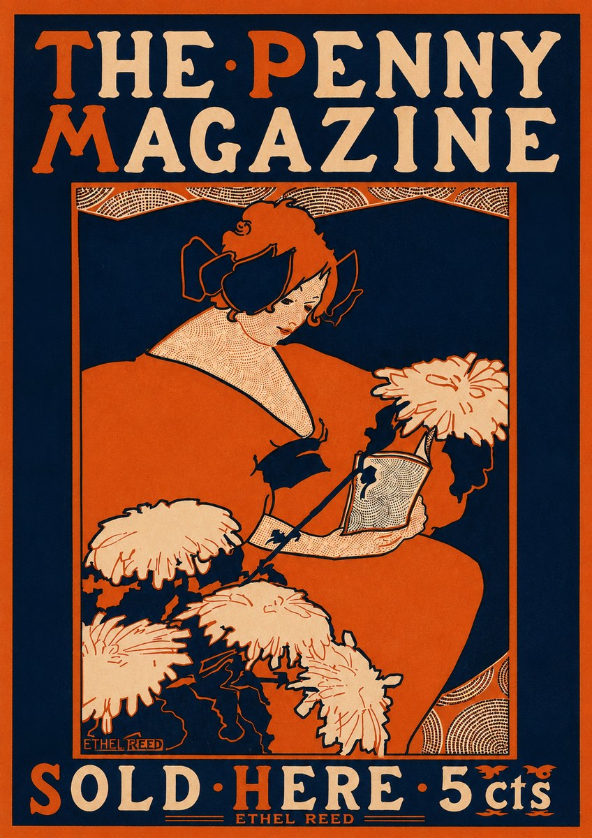 Ethel Reed The Penny Magazine No4 - Plakat
