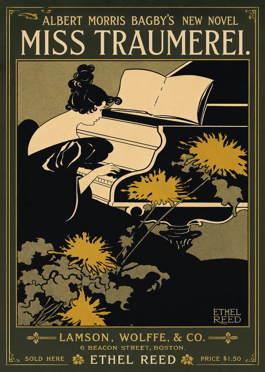 Ethel Reed Miss Traumerei. No3 - Plakat