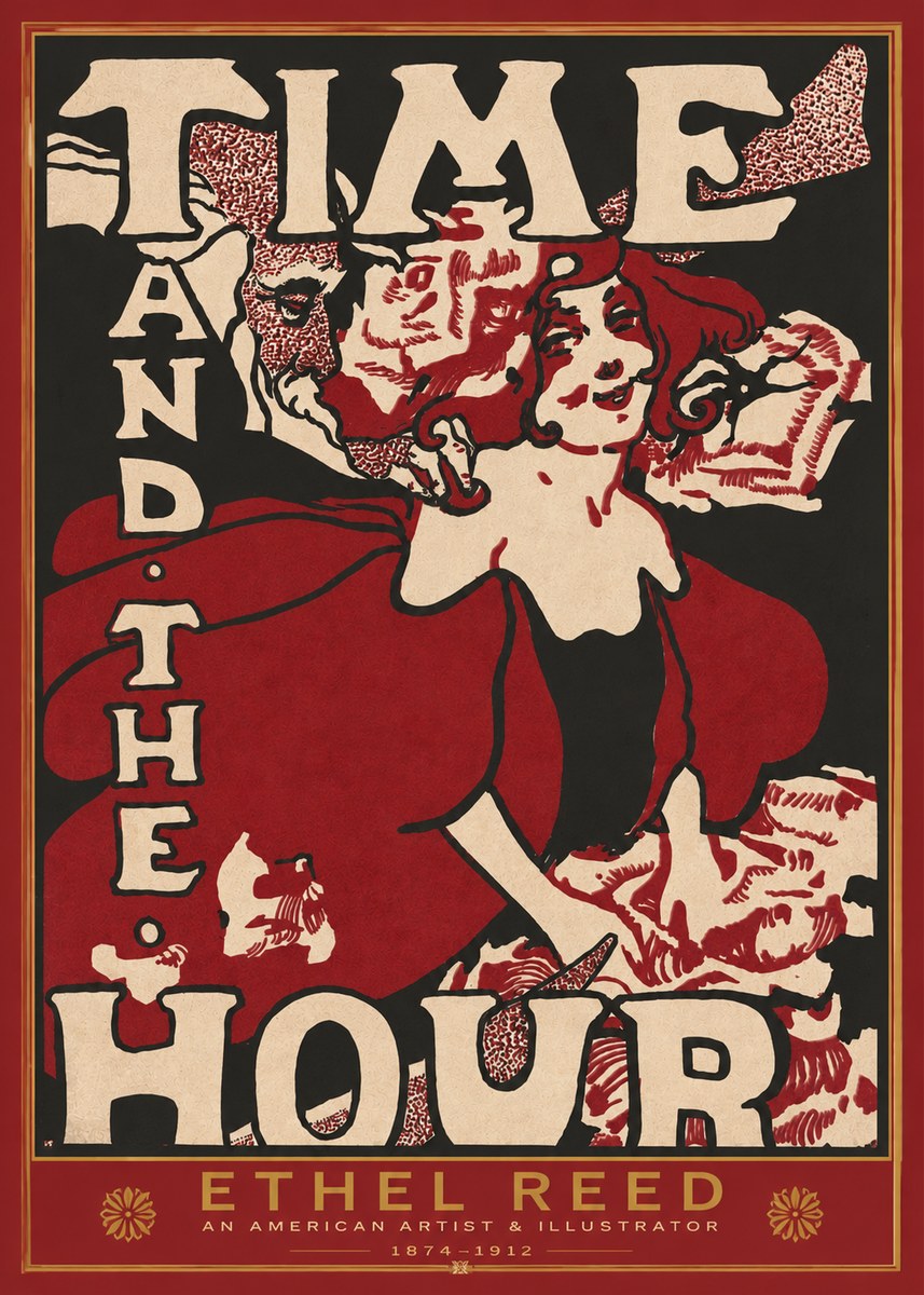 Ethel Reed Time and the Hour No2 - Plakat