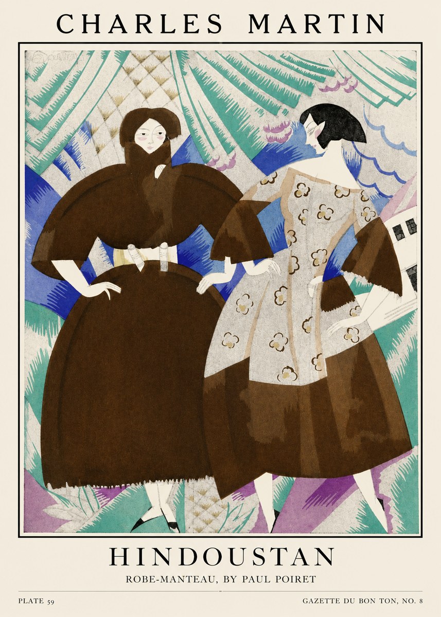 Charles Martin Hindoustan No2 - Plakat