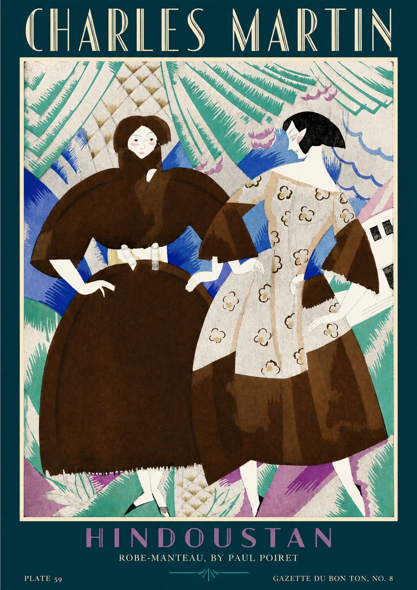Charles Martin Hindoustan No3 - Plakat