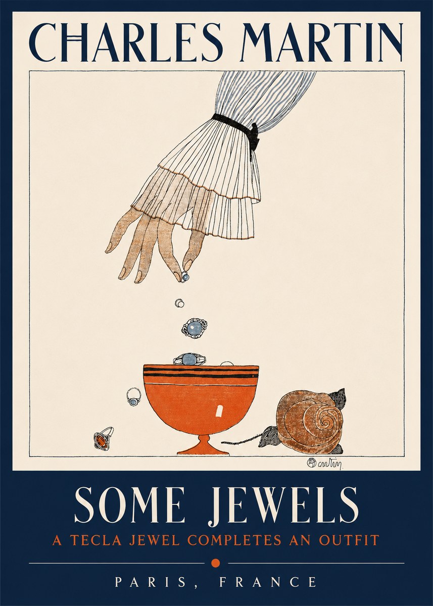 Charles Martin Some Jewels No3 - Plakat