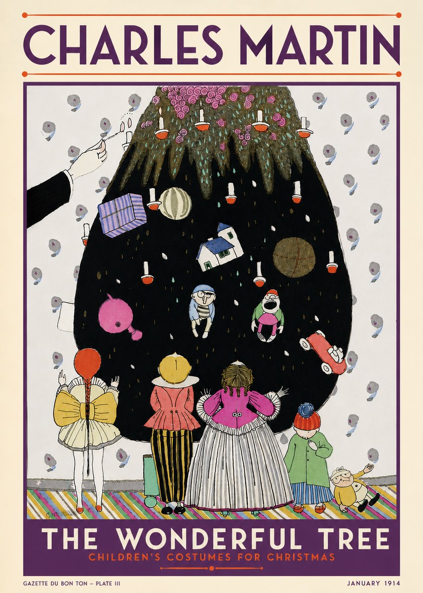 Charles Martin The Wonderful Tree No4 - Plakat
