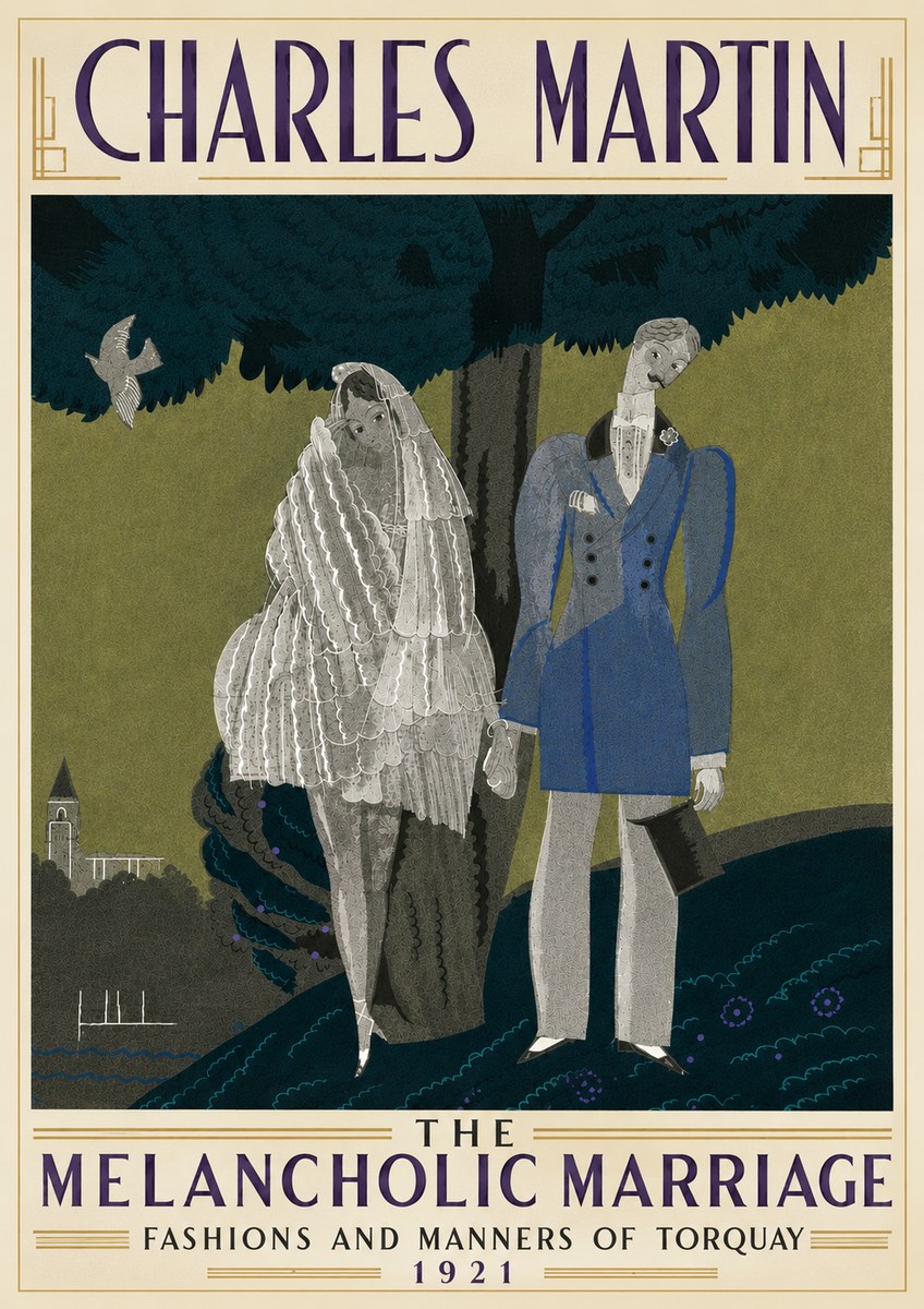 Charles Martin The Melancholic Marriage No4 - Plakat