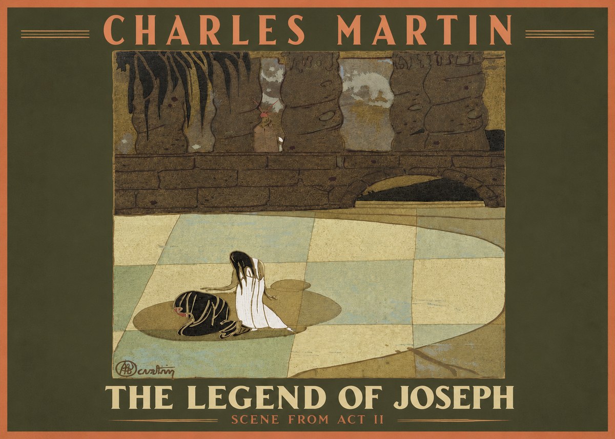 Charles Martin The Legend of Joseph - Scene from Act Ii No2 - Plakat