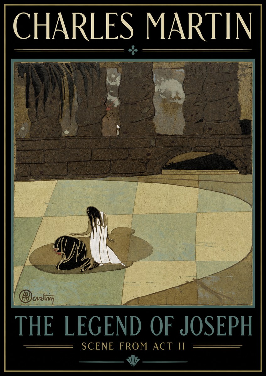 Charles Martin The Legend of Joseph - Scene from Act Ii No3 - Plakat