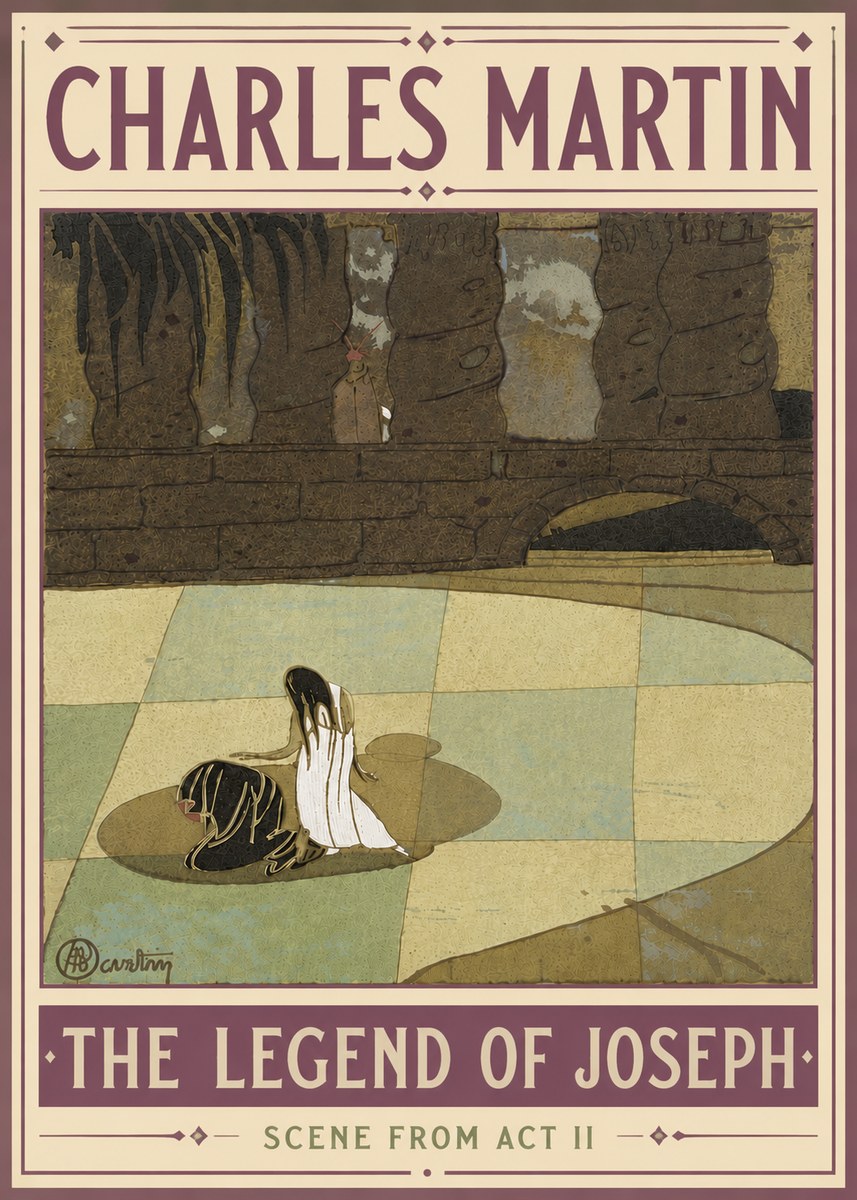 Charles Martin The Legend of Joseph - Scene from Act Ii No5 - Plakat