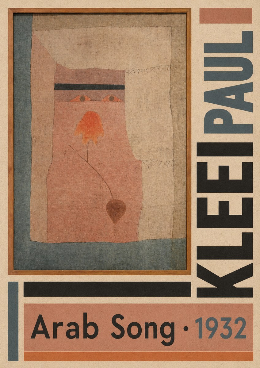 Paul Klee Arab Song No5 - Plakat