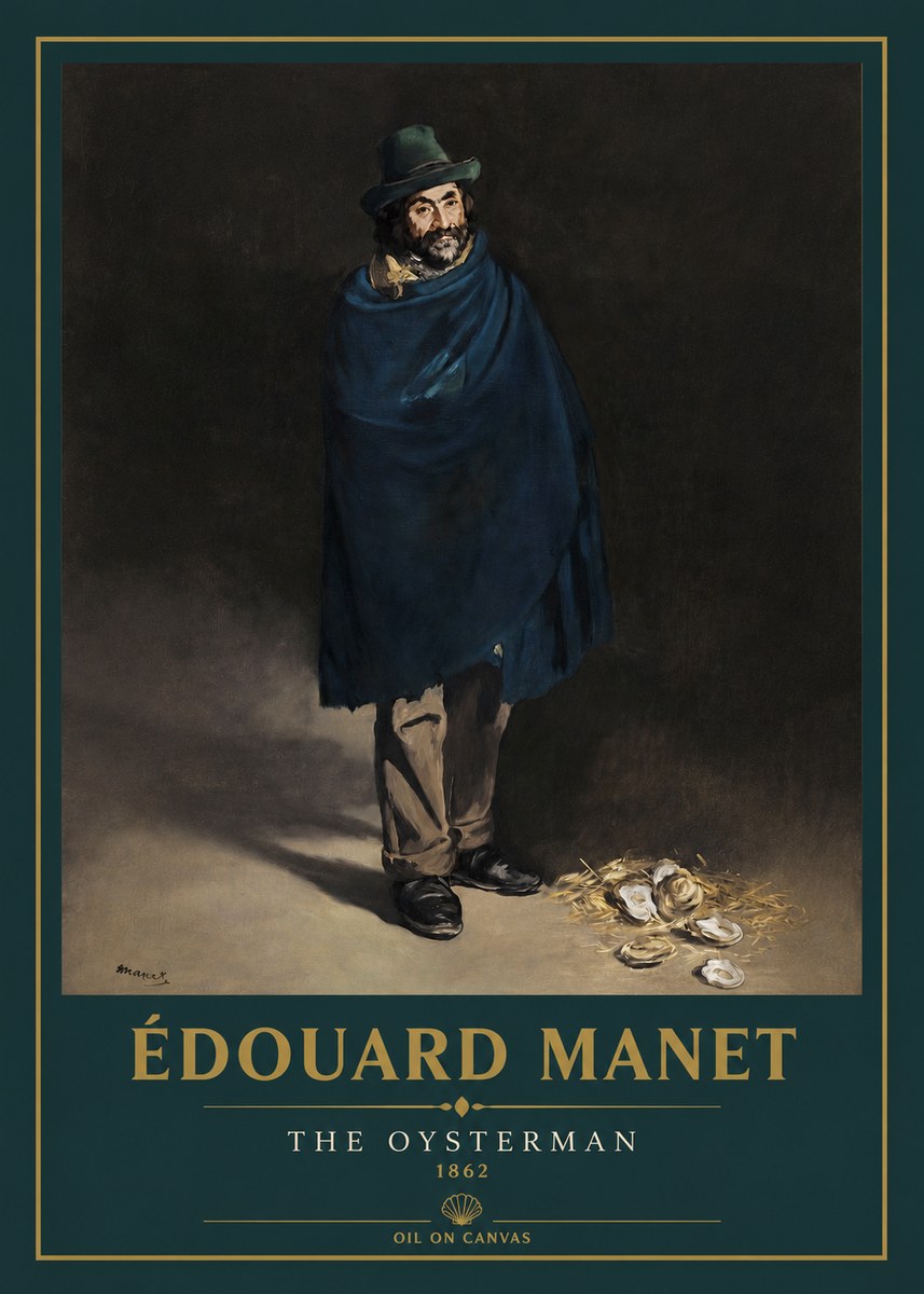 Édouard Manet The Oysterman No3 - Plakat