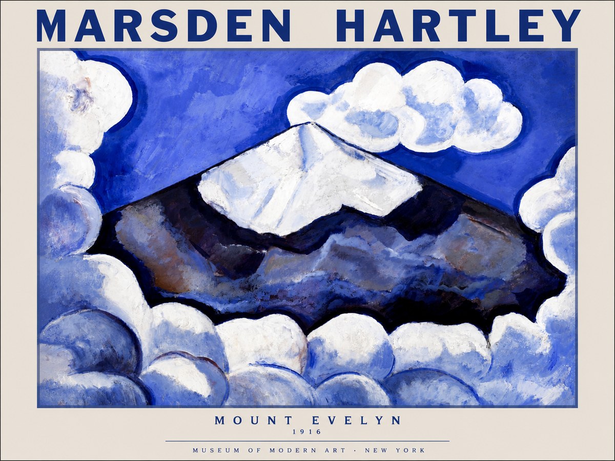 Marsden Hartley Mount Evelyn No5 - Plakat
