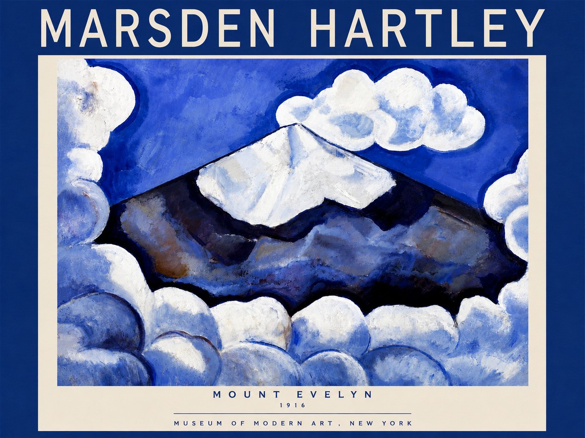 Marsden Hartley Mount Evelyn No6 - Plakat
