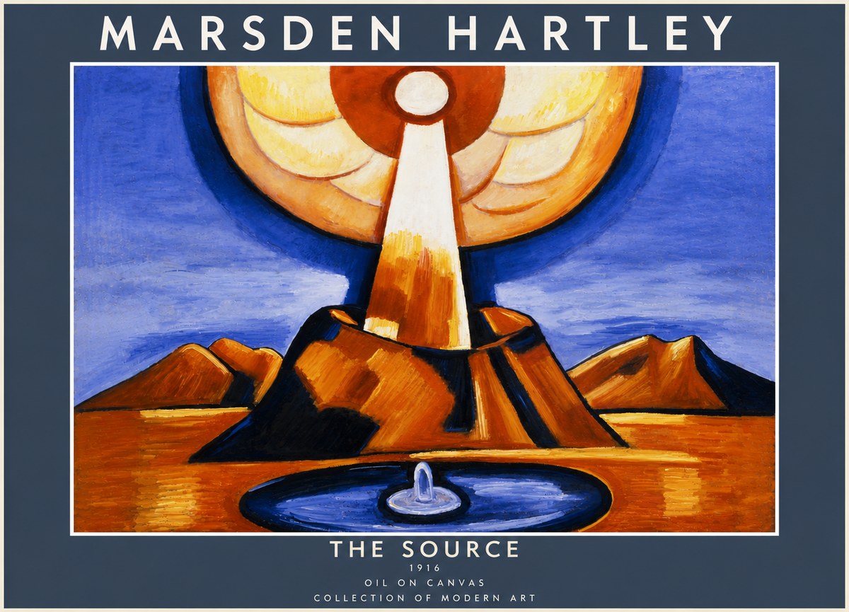 Marsden Hartley The Source No3 - Plakat