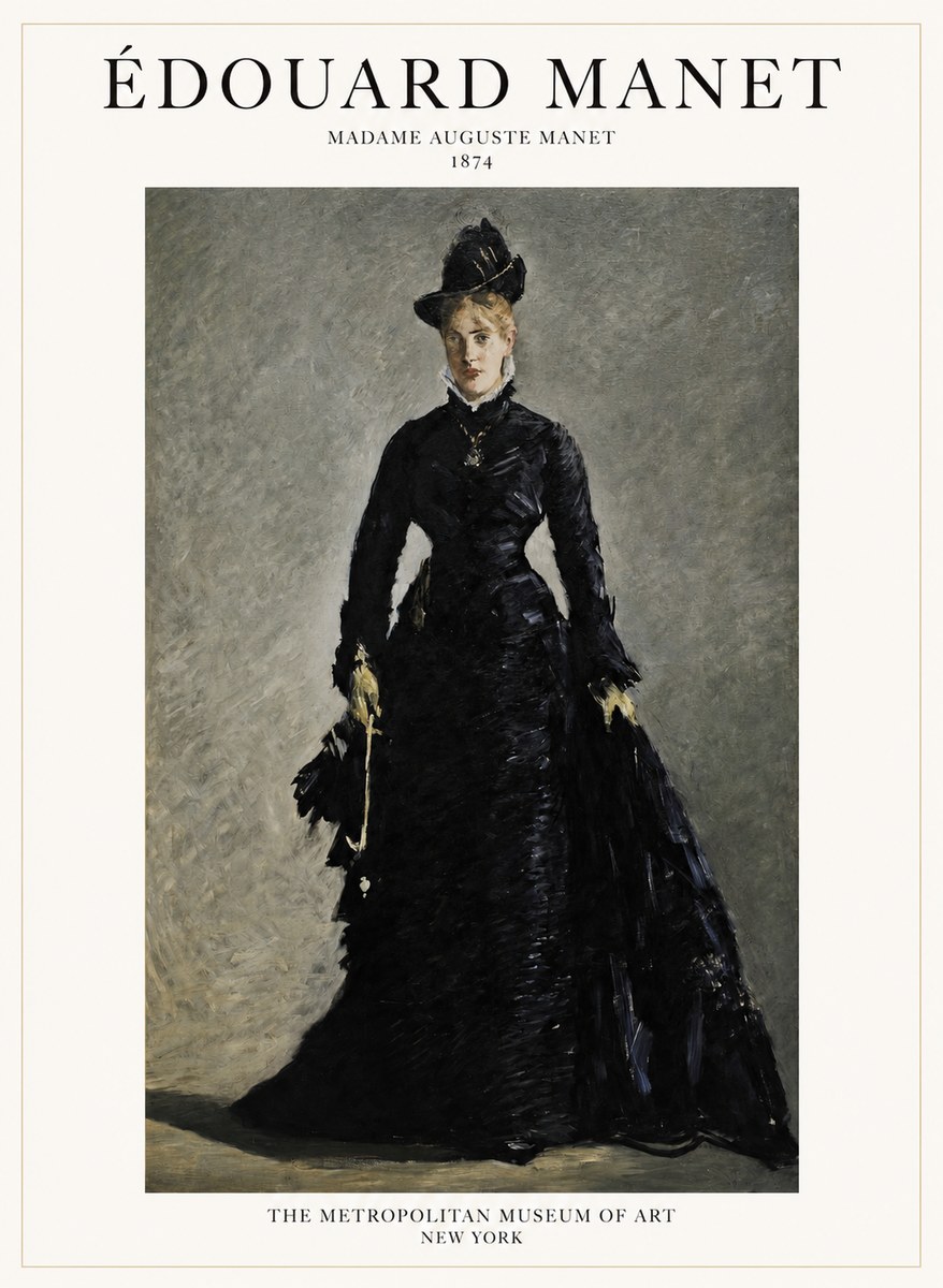 Édouard Manet Madame Auguste Manet No1 - Plakat