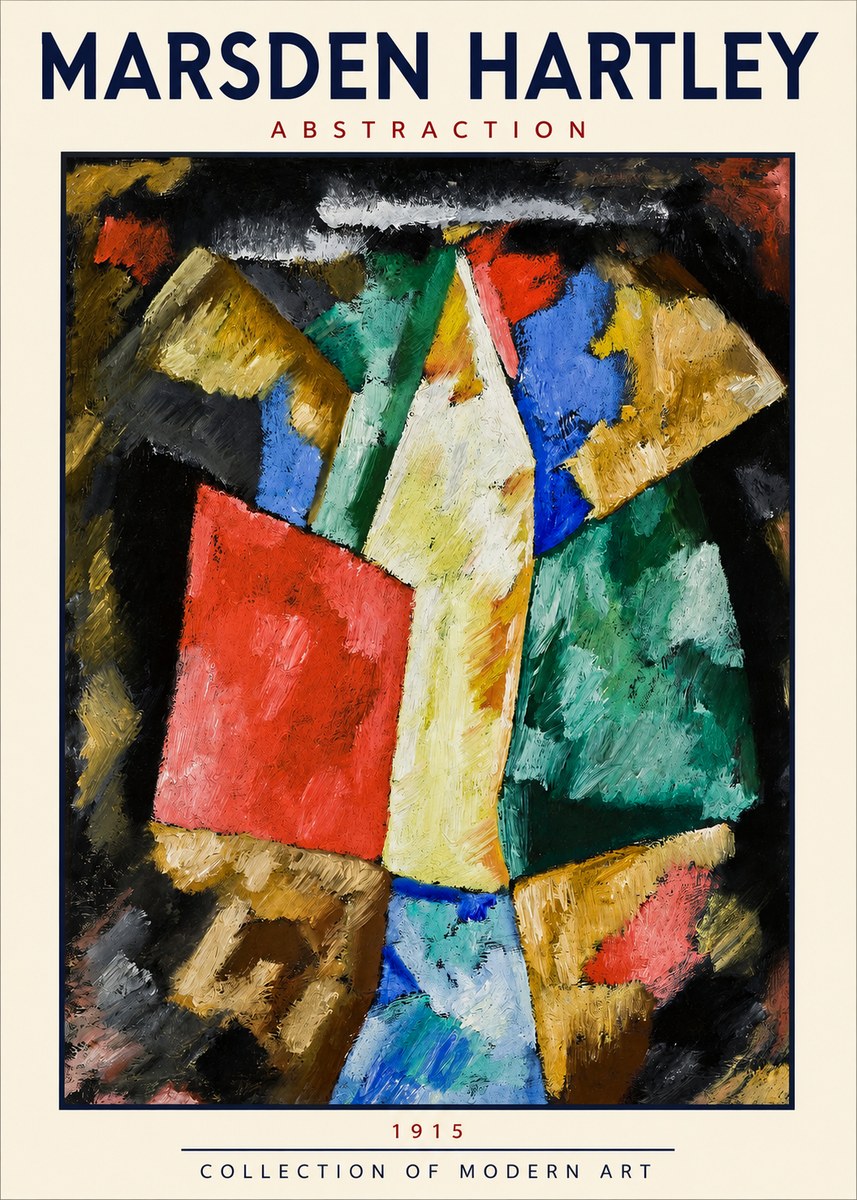 Marsden Hartley Abstraction No2 - Plakat