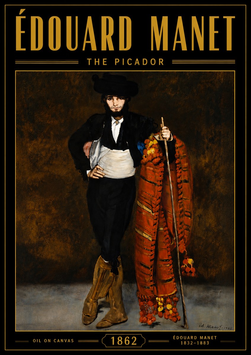 Édouard Manet The Picador No6 - Plakat
