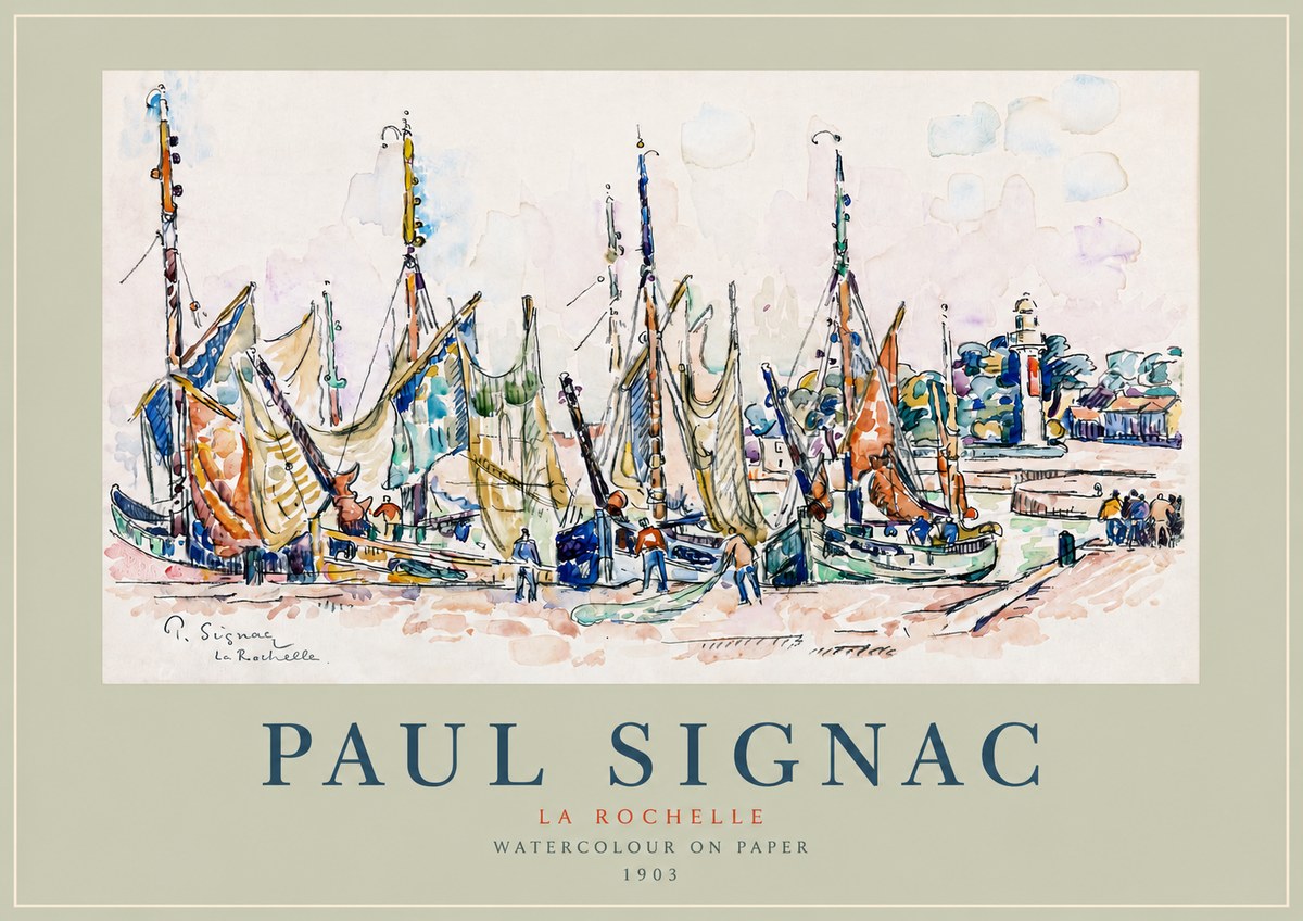 Signac La Rochelle I No2 - Plakat