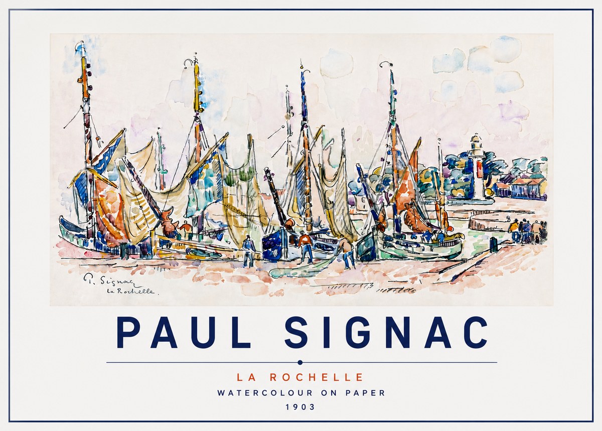 Signac La Rochelle I No5 - Plakat