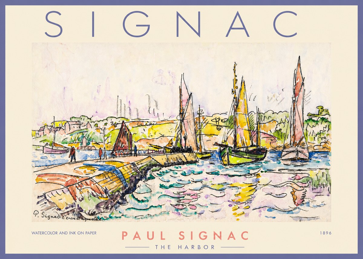 Signac The Harbor I No4 - Plakat