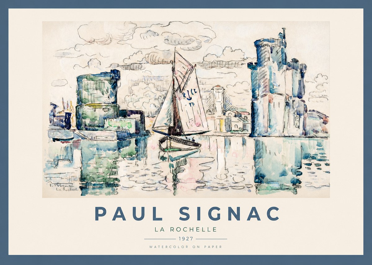 Signac La Rochelle II No2 - Plakat