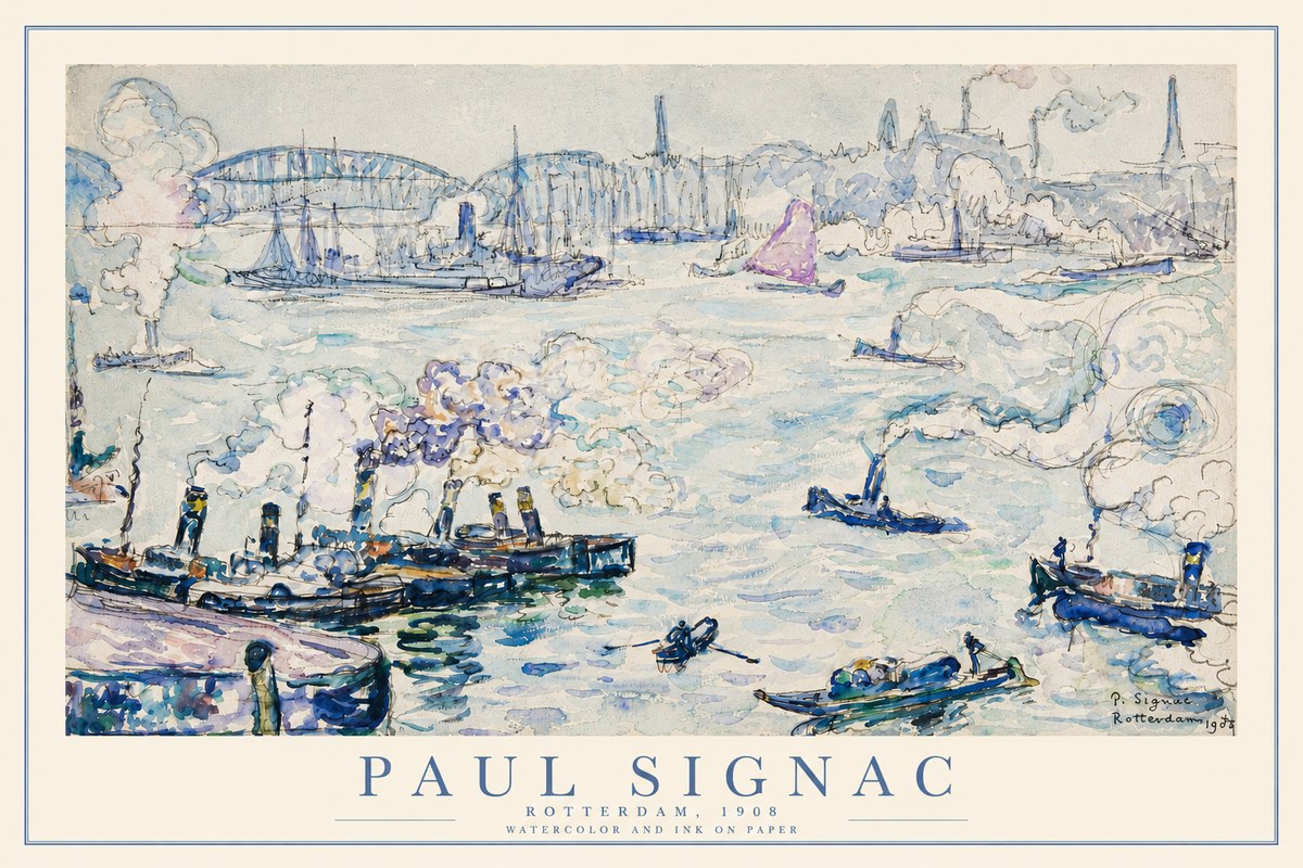 Signac Rotterdam, 1908 No3 - Plakat